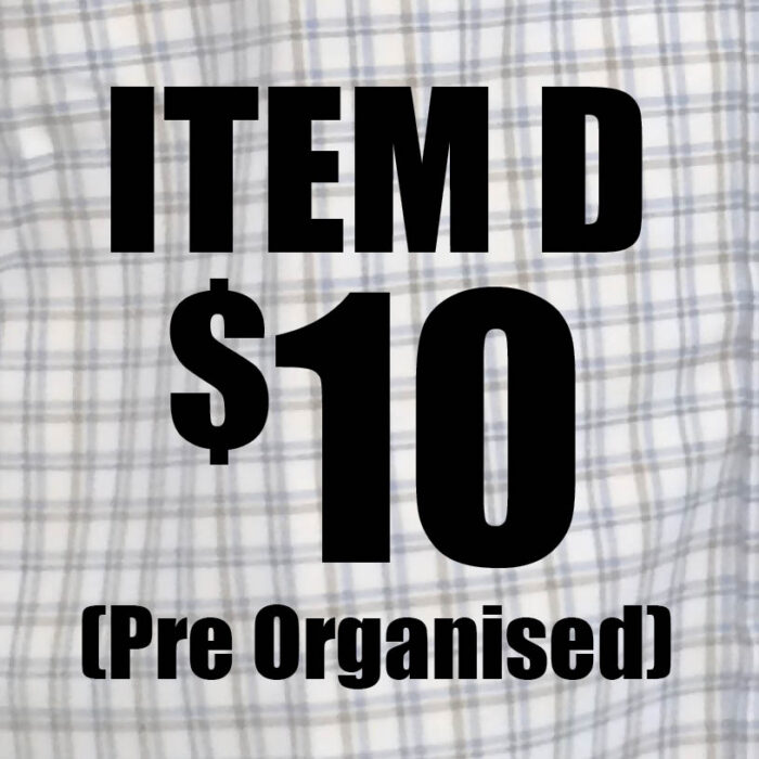 Item D $10